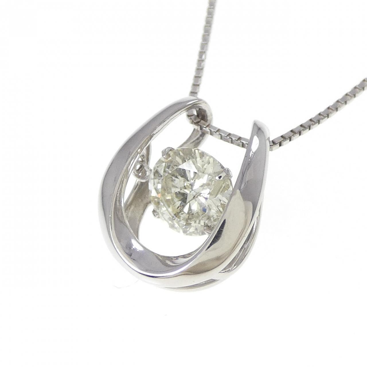 PT900/PT850 ダイヤモンド ネックレス 0.930CT