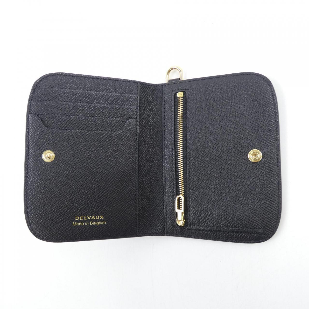 デルボー DELVAUX VAGABOND COMPACT WALLET AB0674BKN WALLET