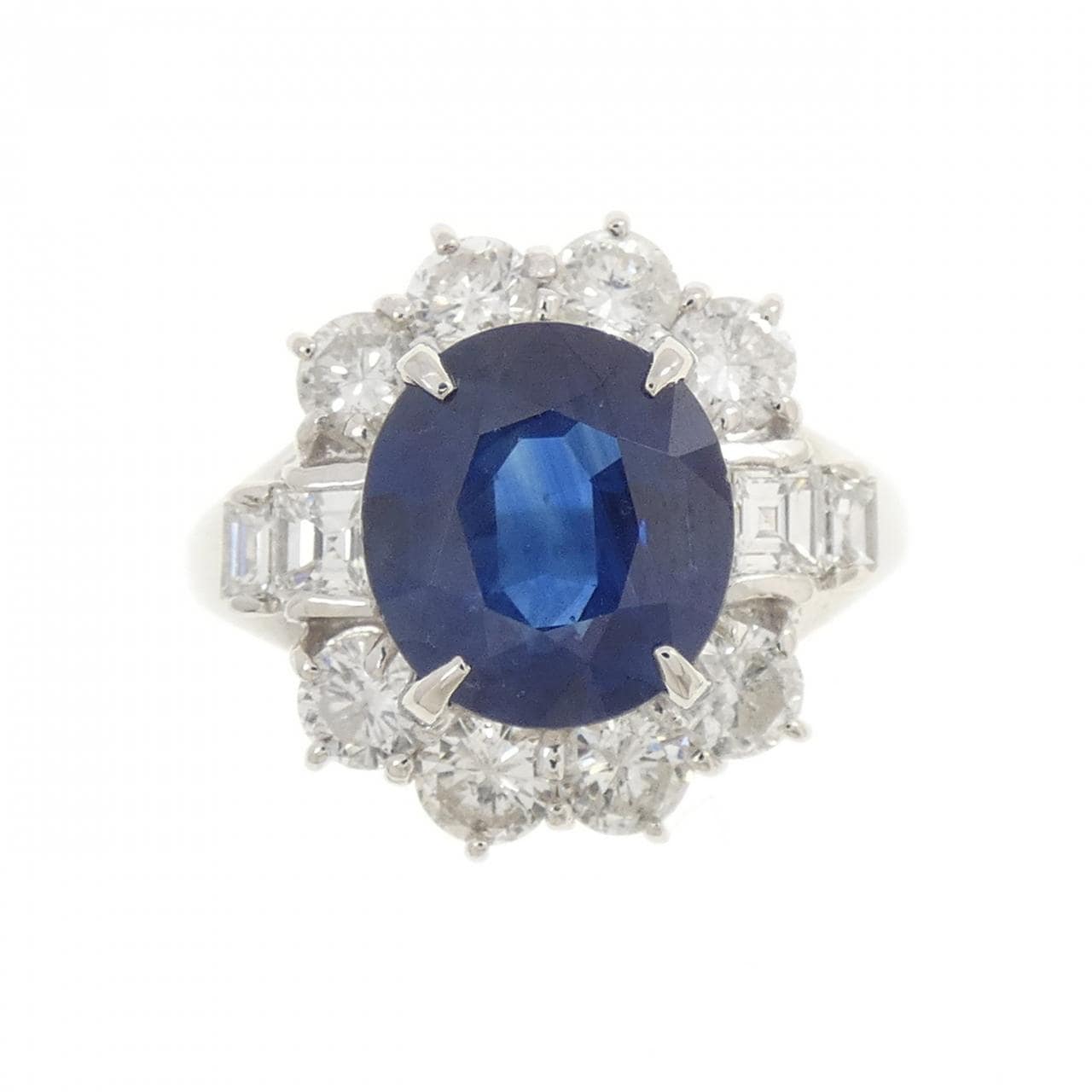 PT900 サファイヤ リング 3.34CT