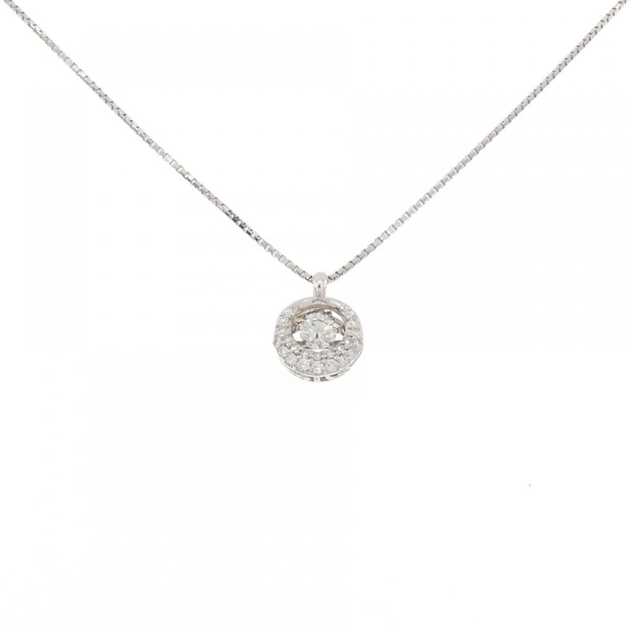 PT900/PT850 ダイヤモンド ネックレス 0.351CT