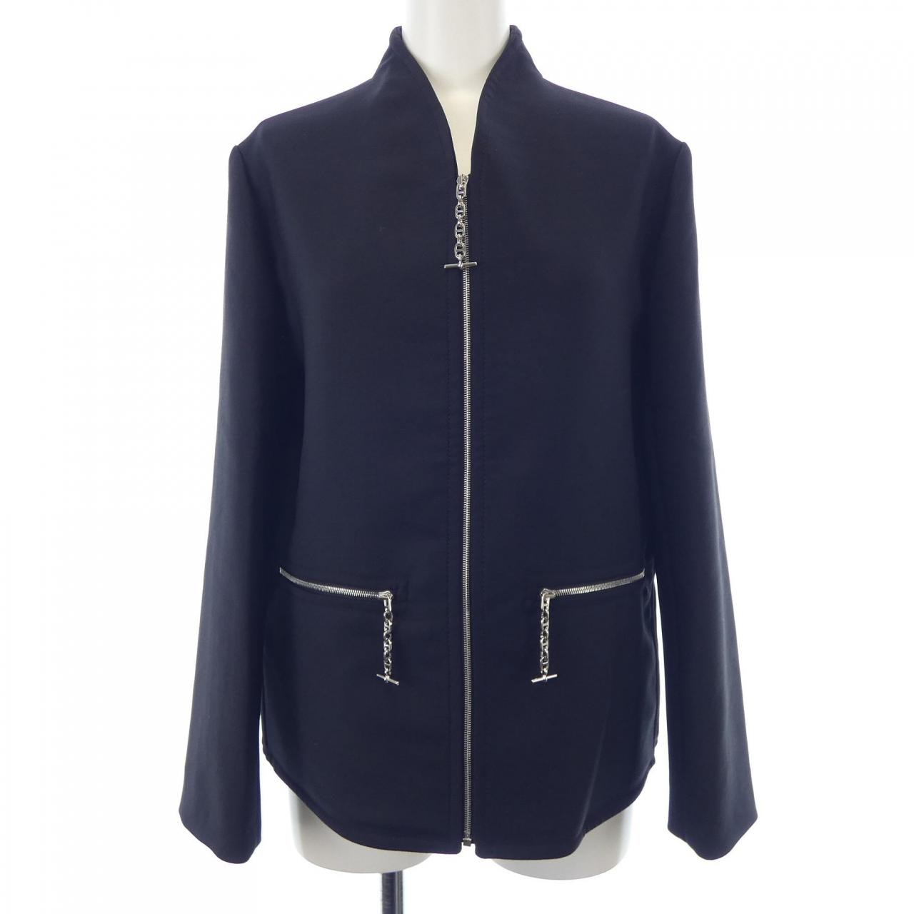 エルメス HERMES ノーカラージャケット