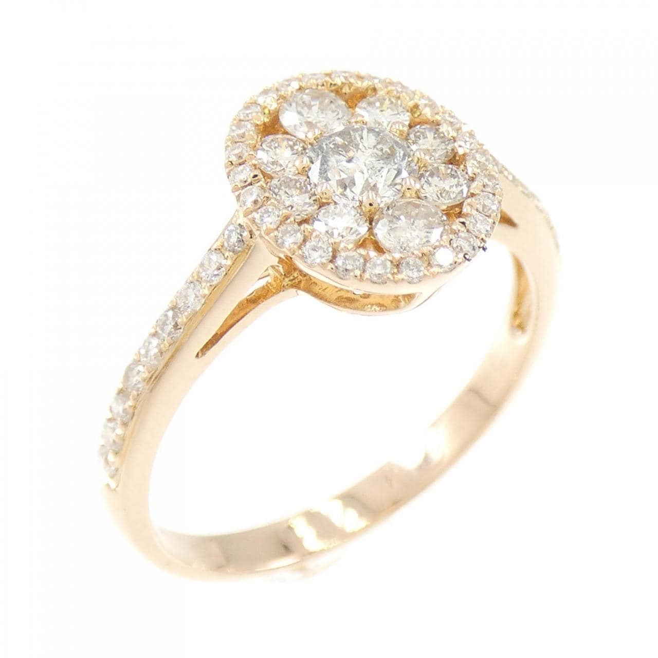 750PG ダイヤモンド リング 0.66CT
