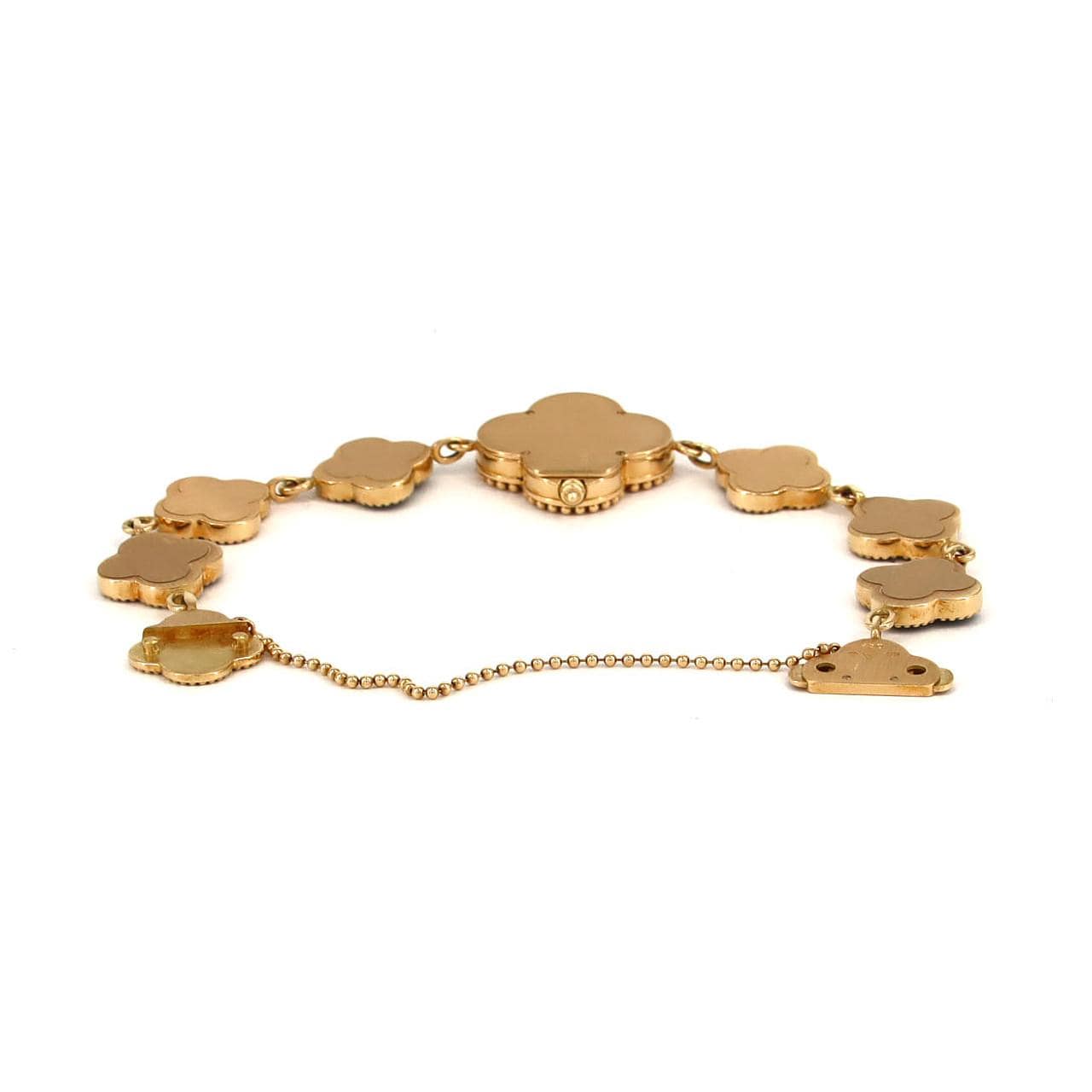 ヴァンクリーフ&アーペル アルハンブラ YG･4P 122974 YG クォーツ