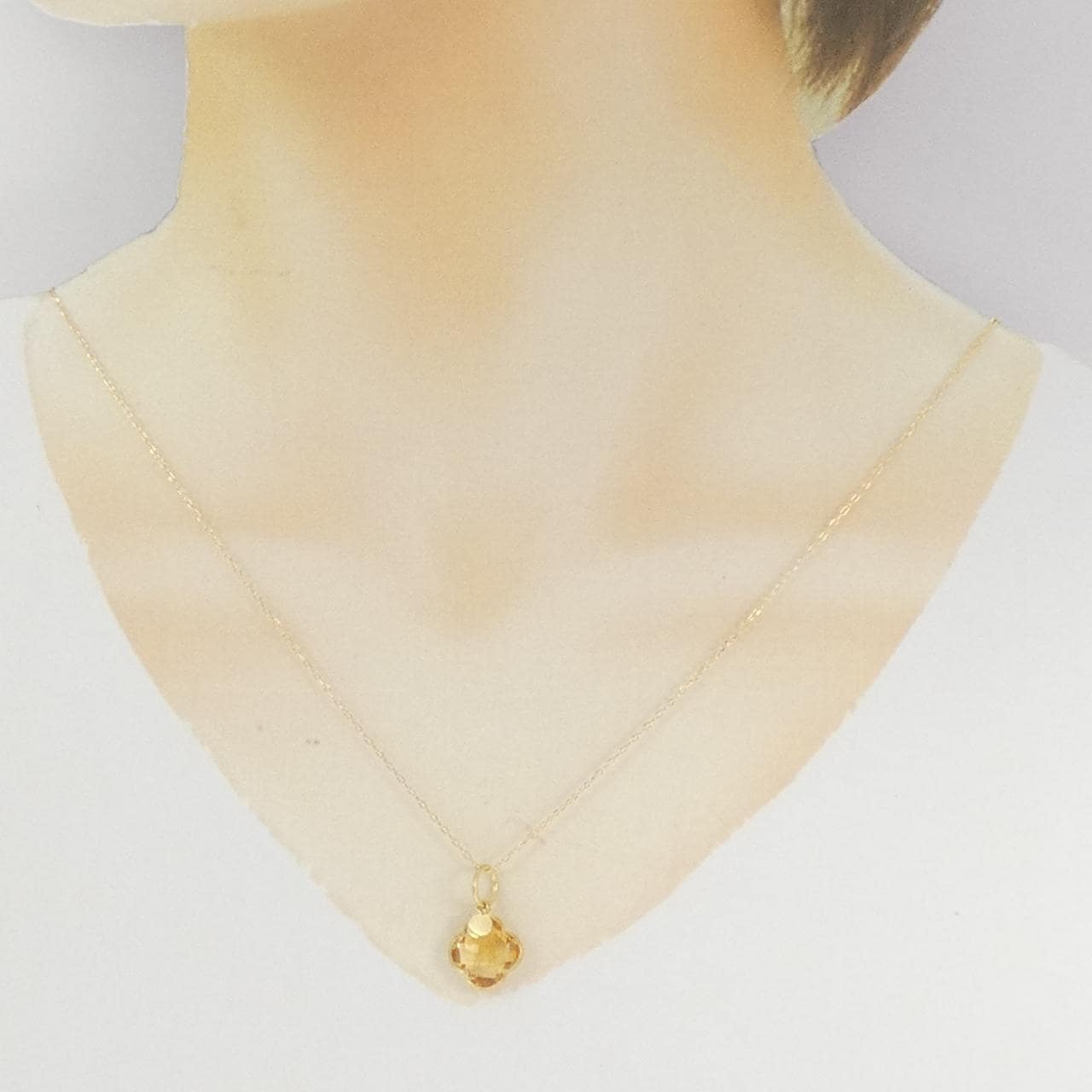 750YG/K18YG Citrine Necklace