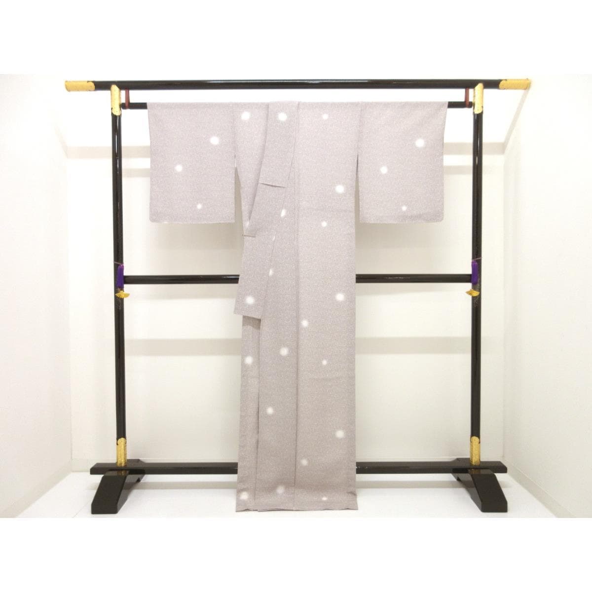【新品】単衣　駒絽小紋