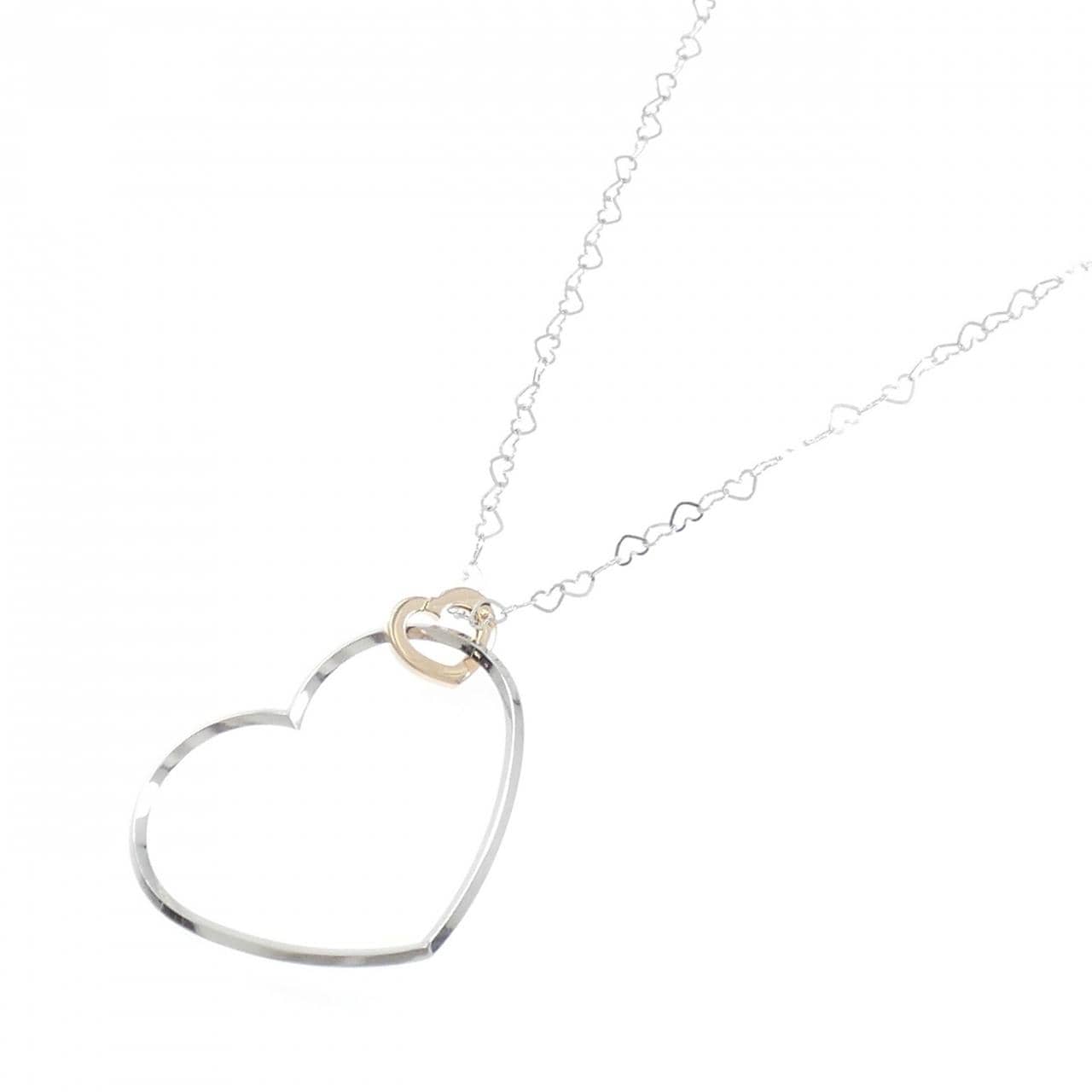 K18WG/K18PG爱心项链