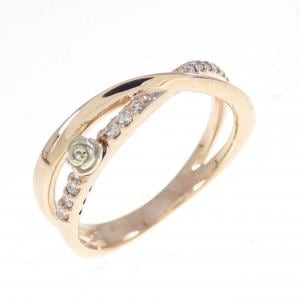 K10PG/K10WG ローズ ダイヤモンド リング 0.09CT