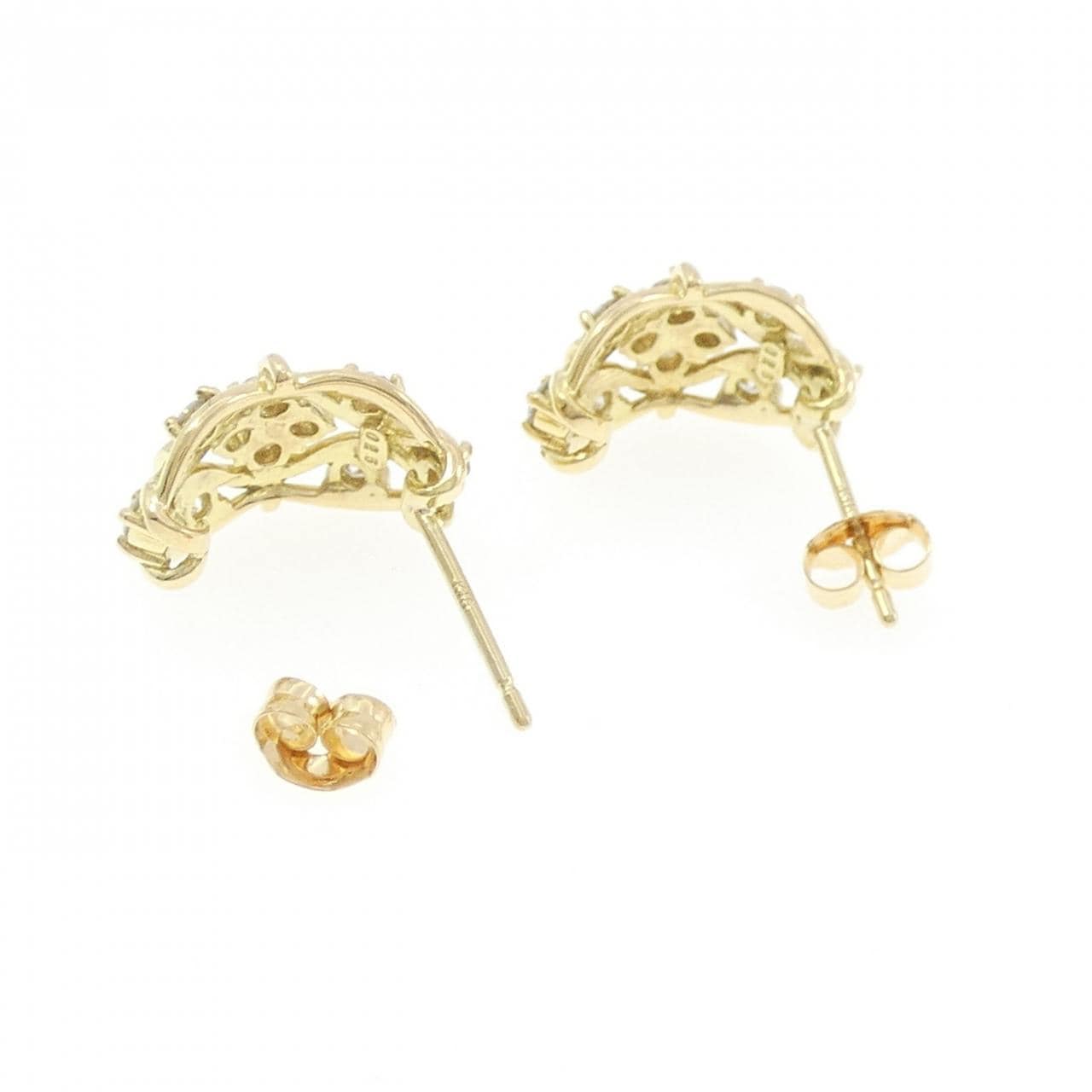 K18YG Diamond earrings 0.50CT