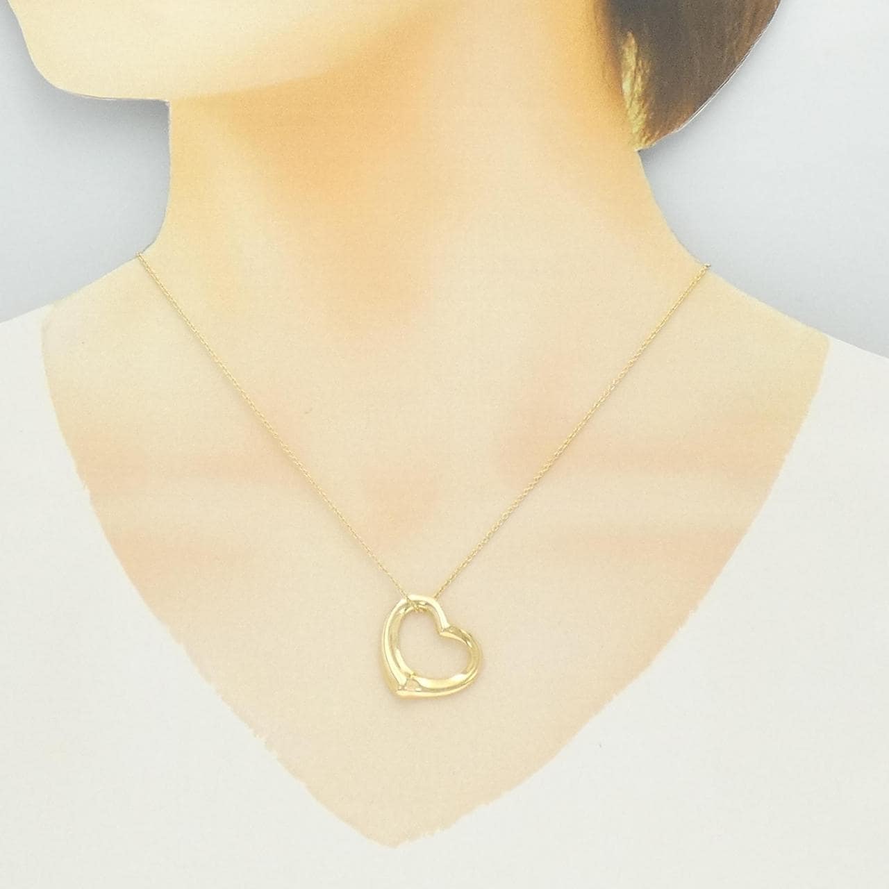 ティファニー オープンハート ネックレス