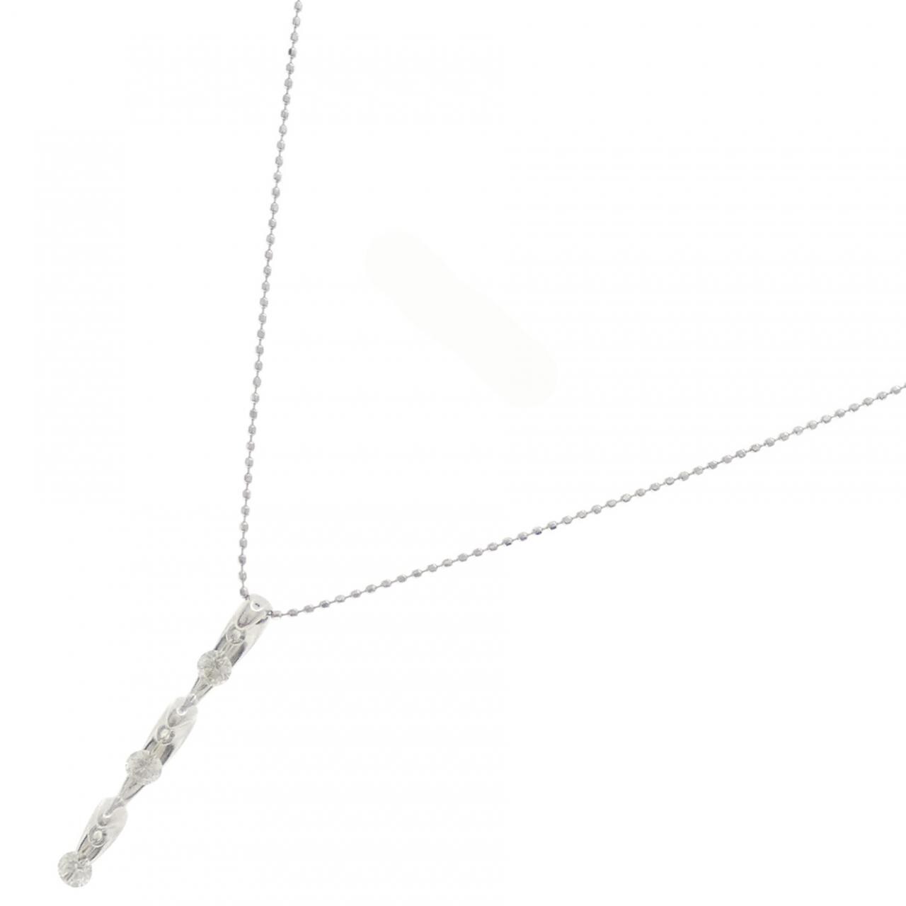 K18WG ダイヤモンド ネックレス 0.30CT