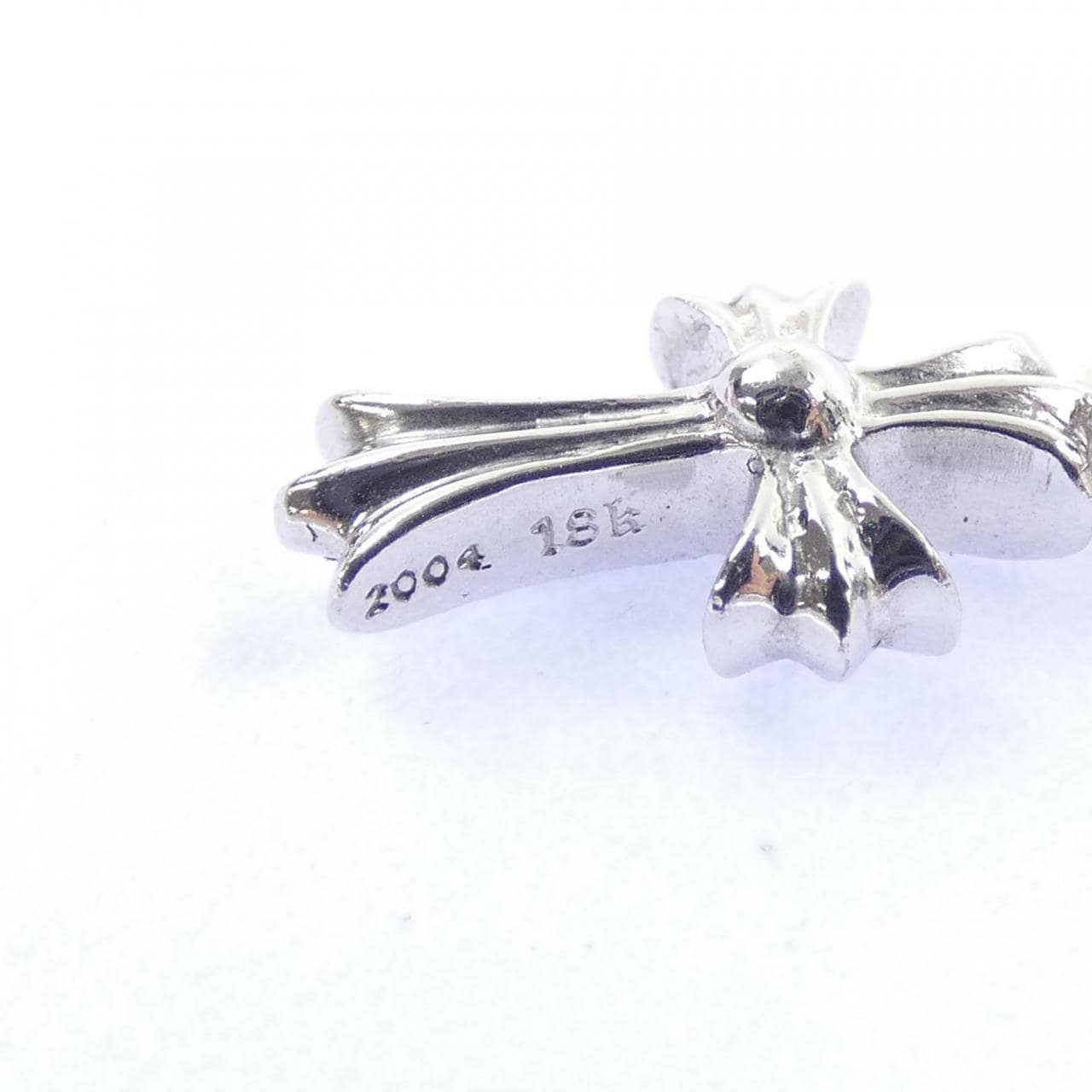 クロムハーツ CHROME HEARTS CH CROSS BABY FAT WHG PAVE BLU SAPH SNGL 202033722WHGXXX014 ペンダント