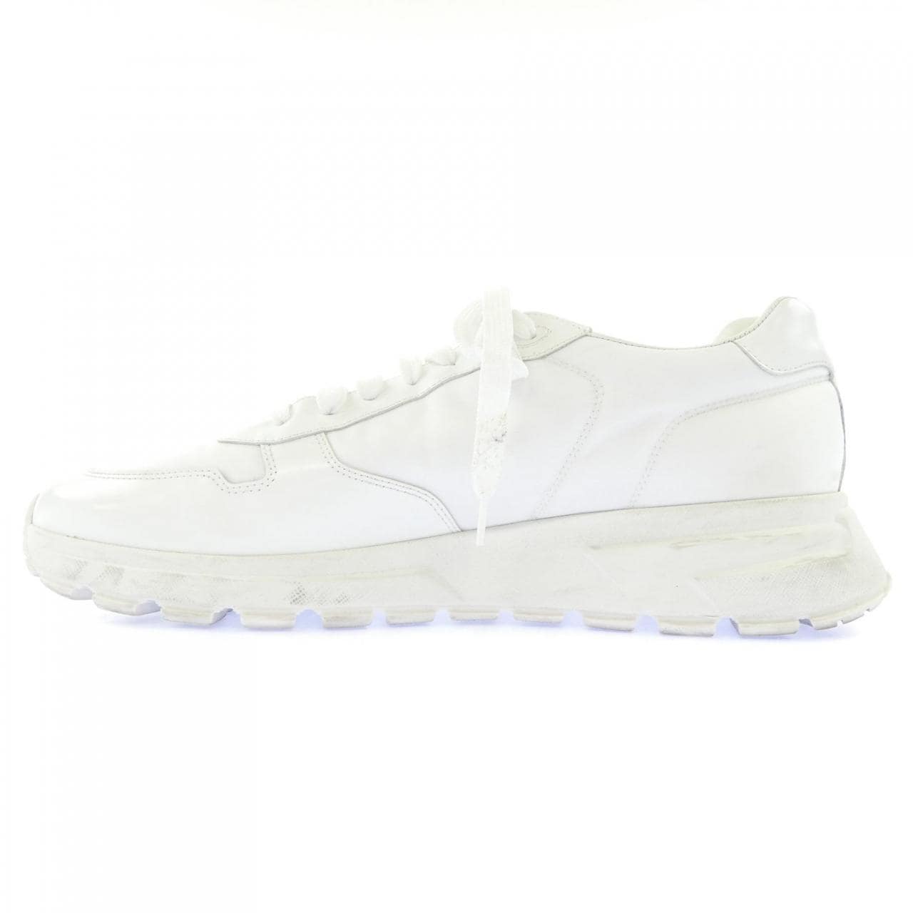 プラダ PRADA ブラッシュドレザースニーカ- 2EE369 トライアングルロゴ スニーカー