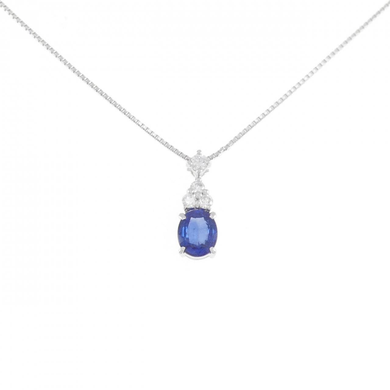 PT Sapphire Necklace 0.73CT