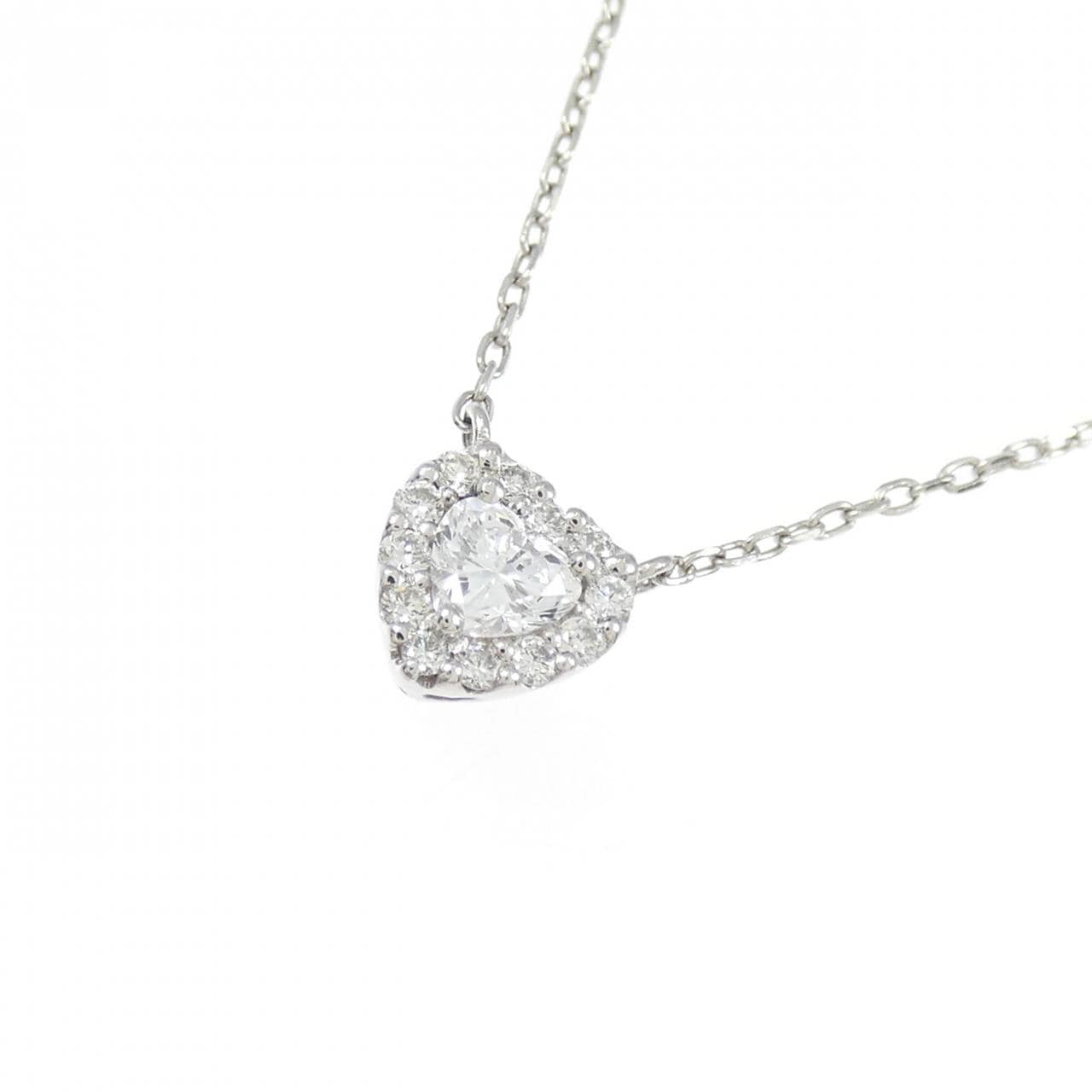 PT900/PT850 Heart Diamond Necklace 0.14CT