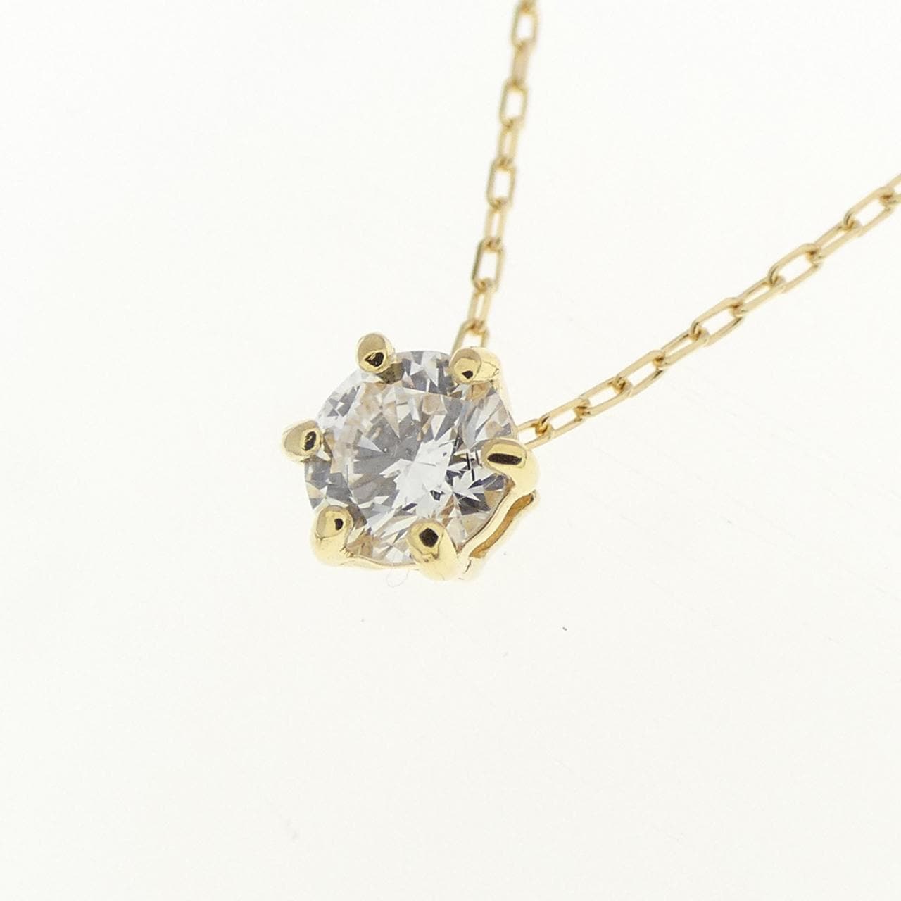 K18YG ダイヤモンド ネックレス 0.20CT