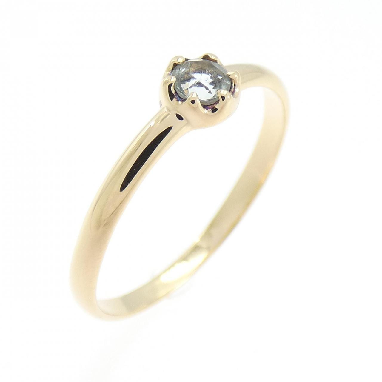 4゜C アクアマリン リング