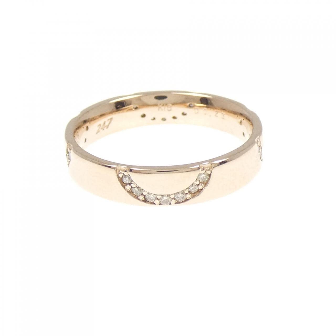 K18PG ダイヤモンド リング 0.23CT