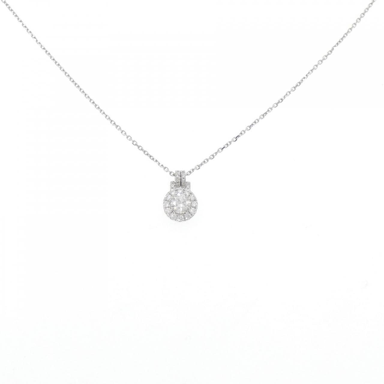 PT950鑽石項鍊 0.24克拉 D色 IF色 3EXT