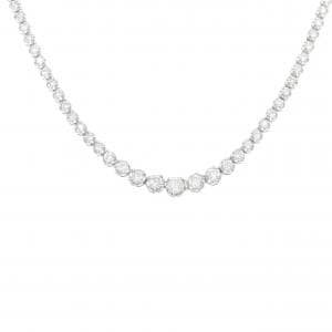 PT900/PT850 ダイヤモンド ネックレス 4.00CT