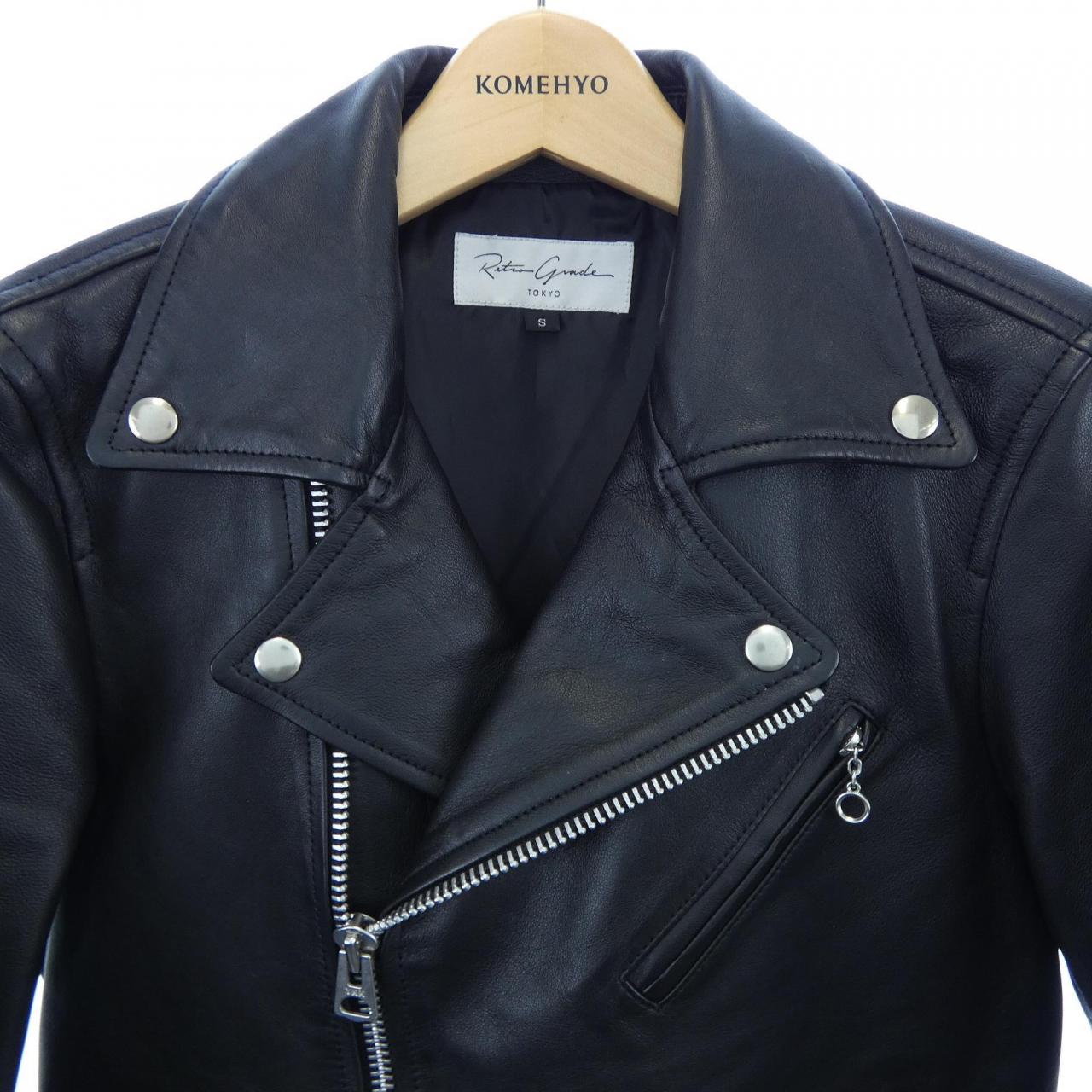 RETRO GRADE 793-5950002 レザーライダースジャケット