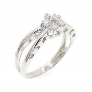 ポンテヴェキオ フラワー リング 0.30CT