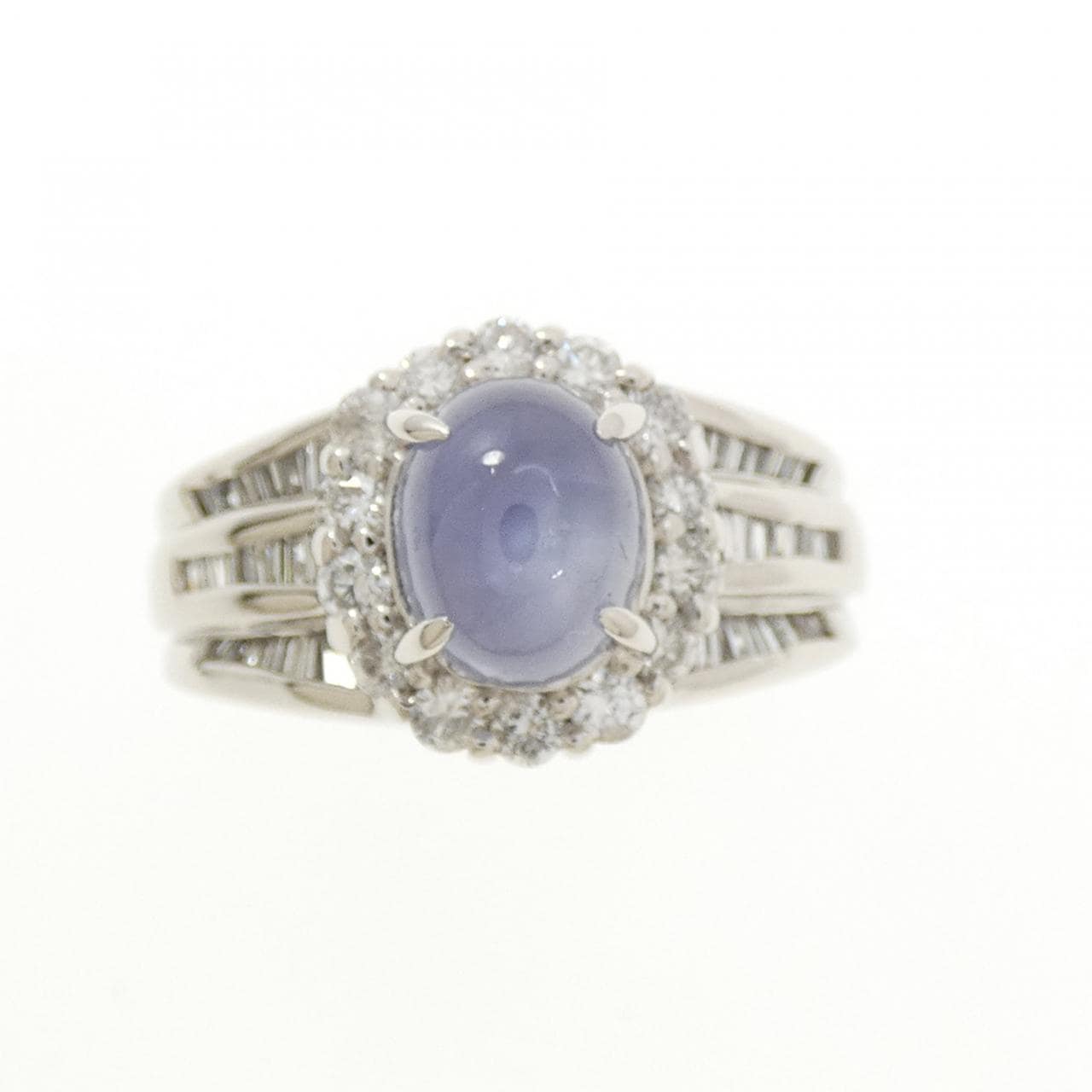PT900 スターサファイヤ リング 3.73CT