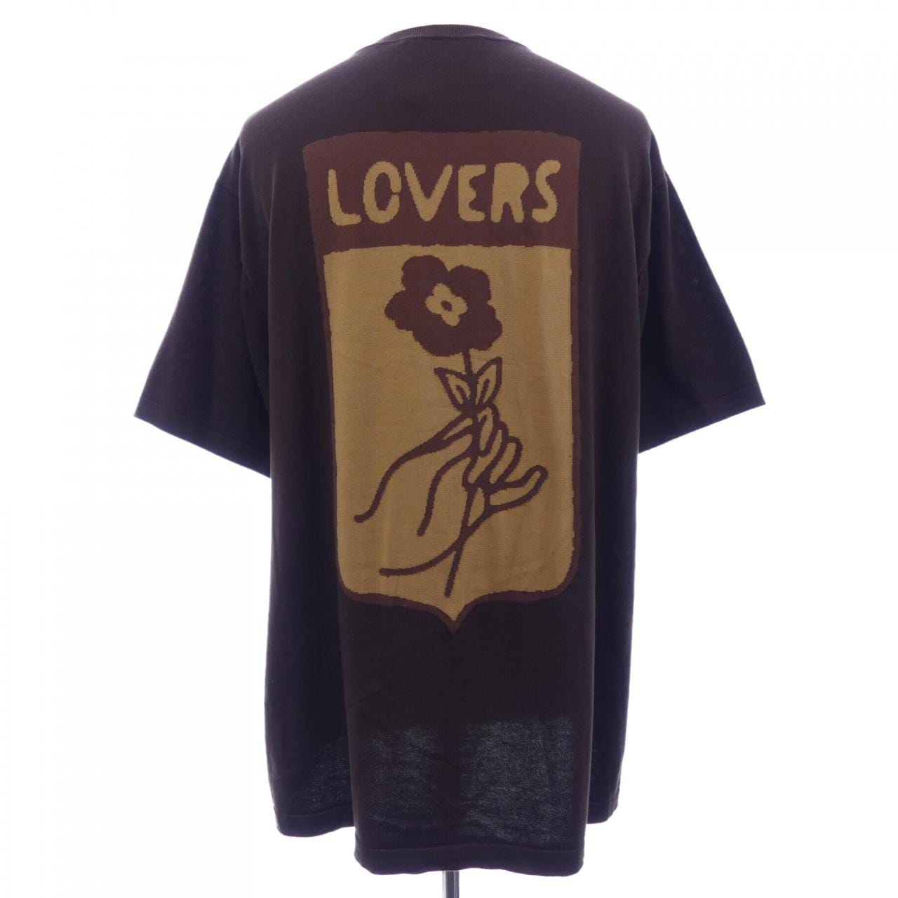 ルイヴィトン LOUIS VUITTON ショートスリーブコットンインターシャクルーネック HQN83WAUR ニット