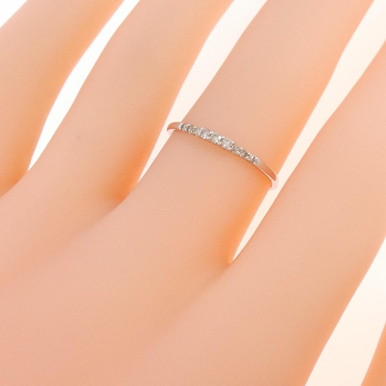 K18WG ダイヤモンド リング 0.10CT