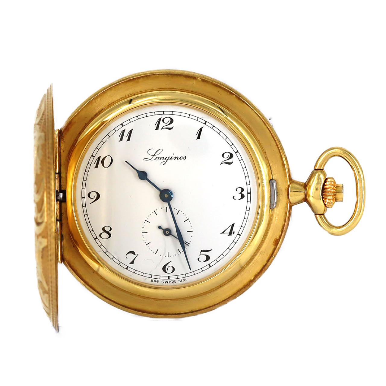 ロンジン カイチュウ YG YG 手巻