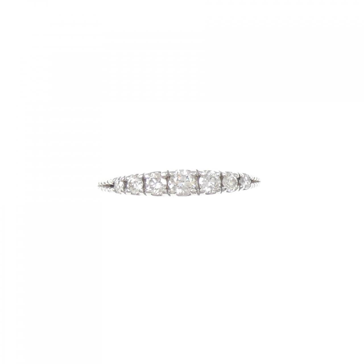 PT900 ダイヤモンド ピンキー リング 0.20CT