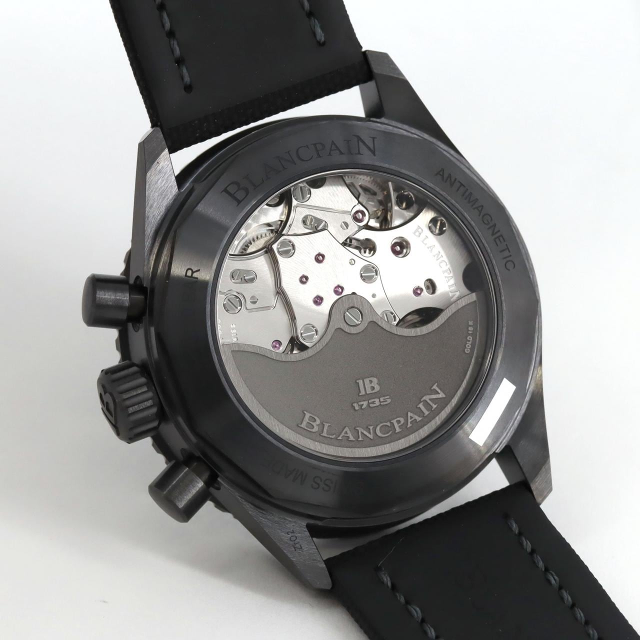 [新品] Blancpain五十噚深潜器飞返计时码表 5200-0153-B52A 陶瓷自动上弦