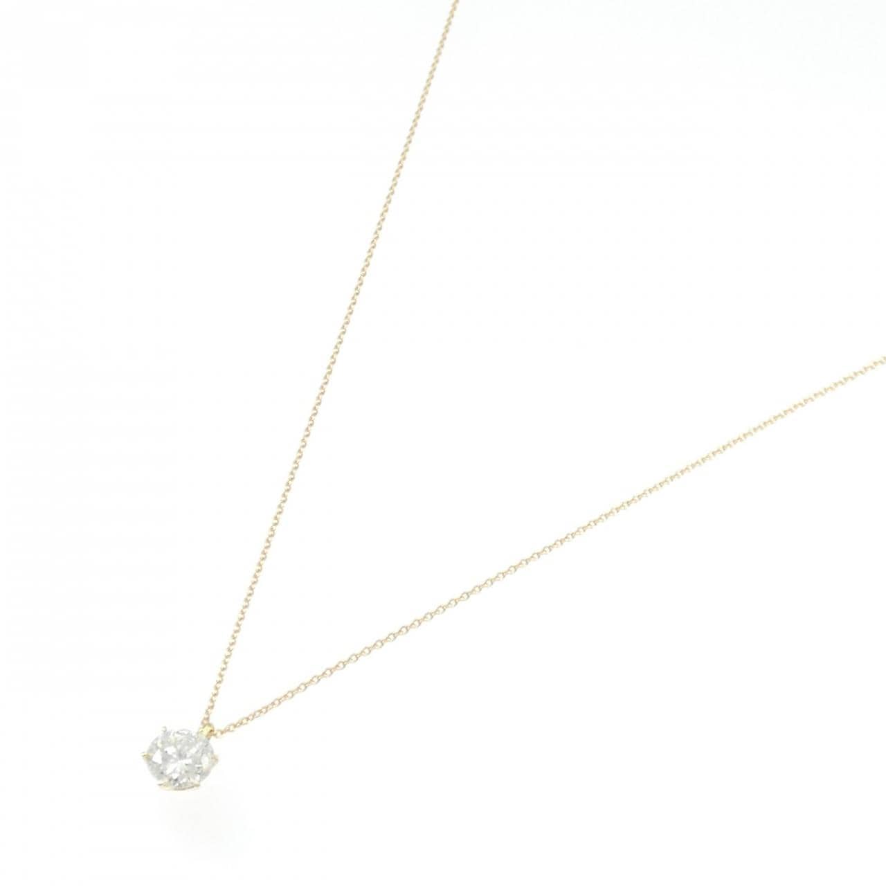 【リメイク】K18YG ダイヤモンド ネックレス 1.074CT G SI2 VG