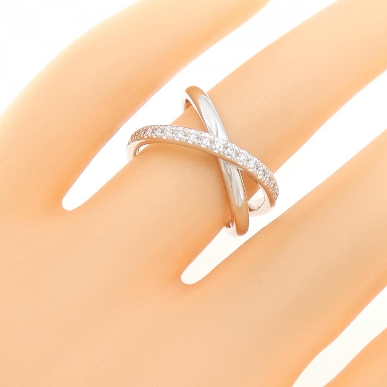 ミキモト ダイヤモンド リング 0.18CT