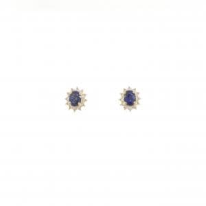 K18YG サファイヤ ピアス 0.3CT