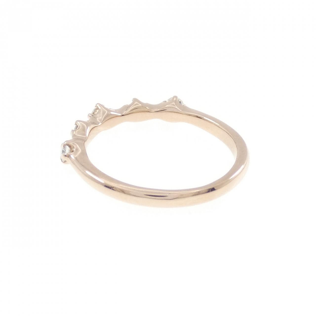 K18PG ダイヤモンド リング 0.11CT