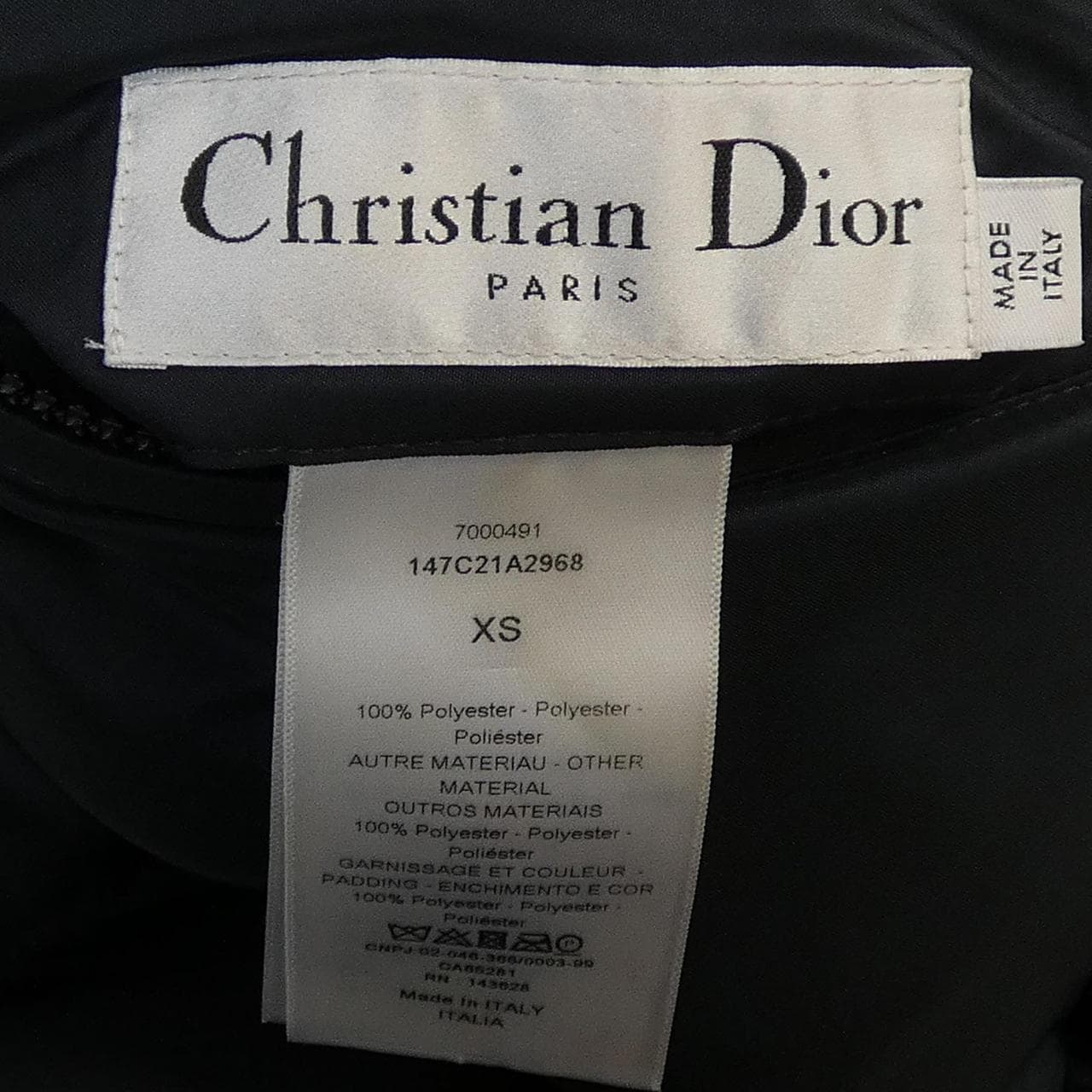 クリスチャンディオール CHRISTIAN DIOR リバーシブルパファージャケット 147C21A2968 ブルゾン