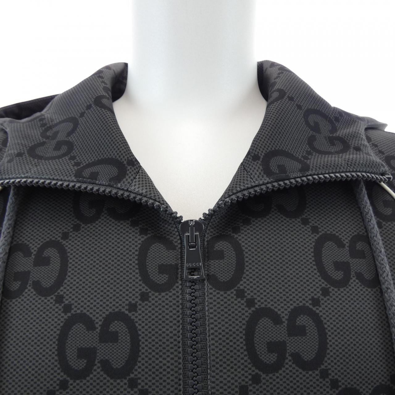 グッチ GUCCI ウェブ ストライプ付き ジャンボGG ジップジャケット 771619 XJF52 ブルゾン