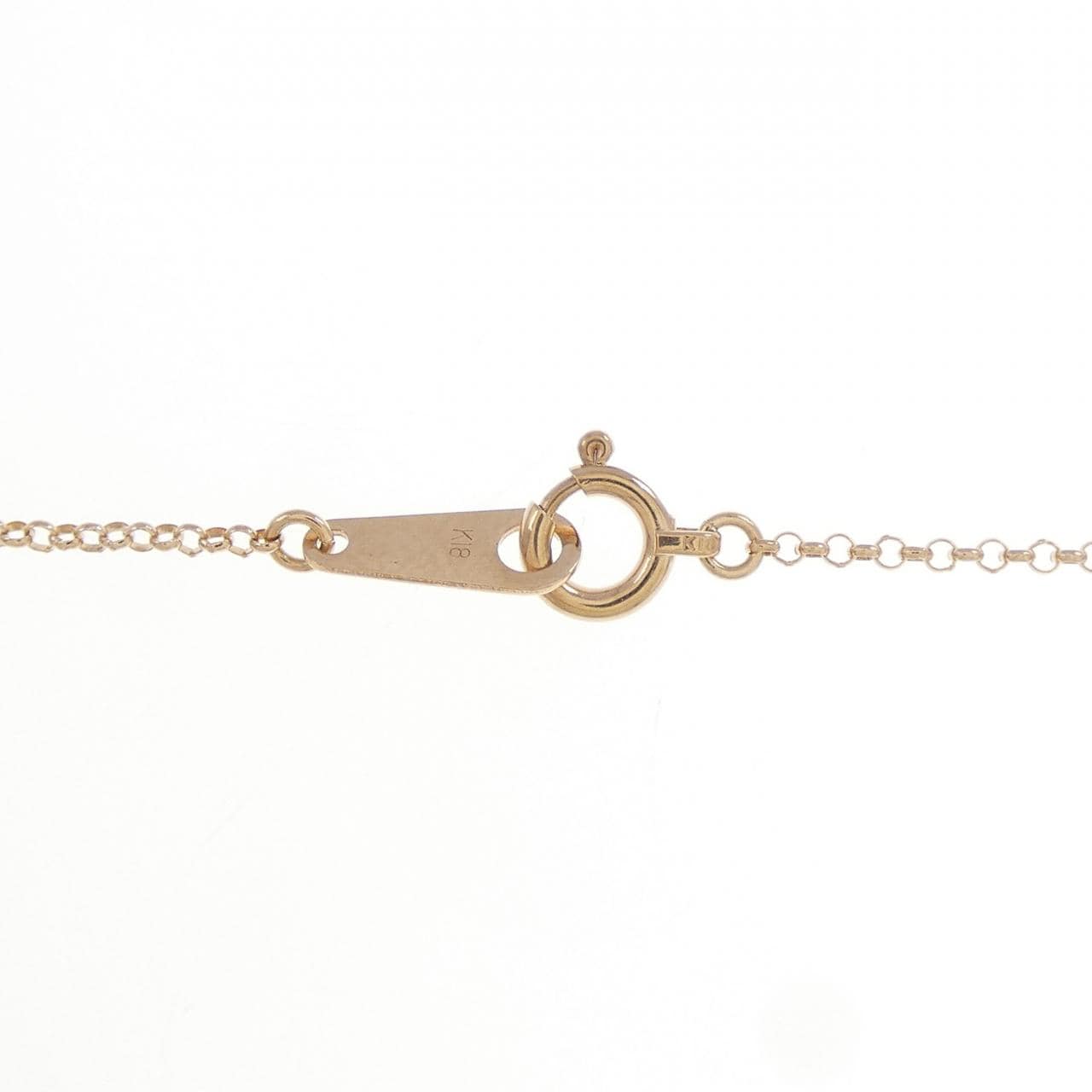K18PG ハート ダイヤモンド ネックレス 0.31CT