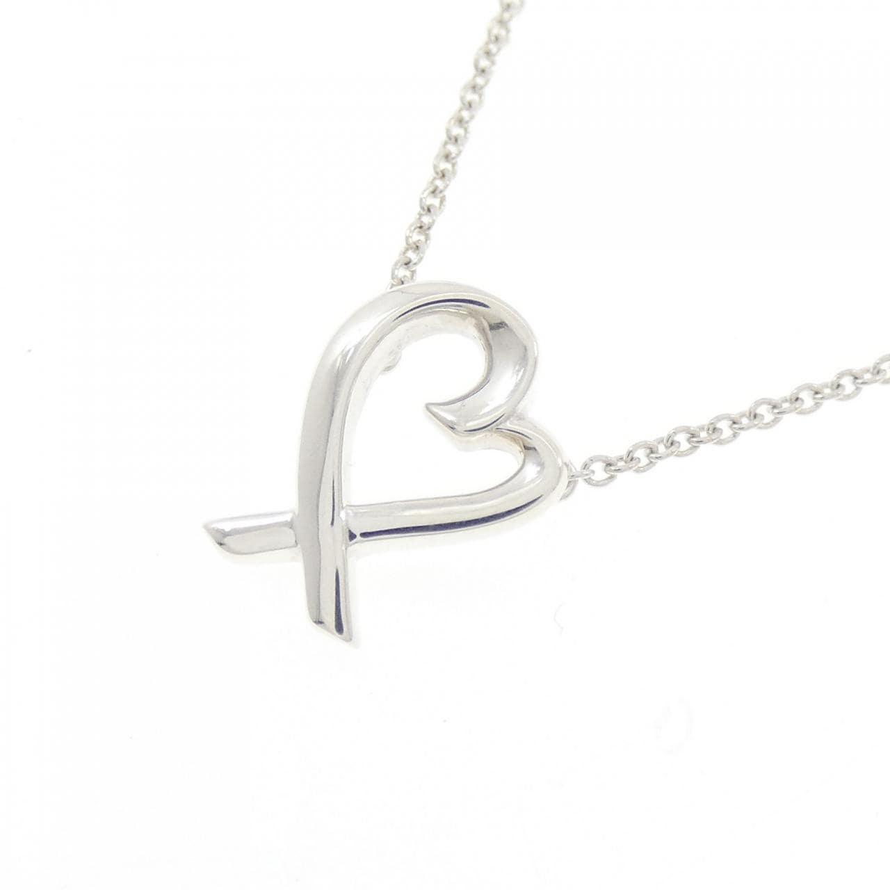 ティファニー ラビングハート ネックレス