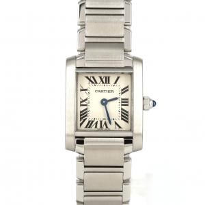 カルティエ タンクフランセーズSM W51008Q3 SS クォーツ