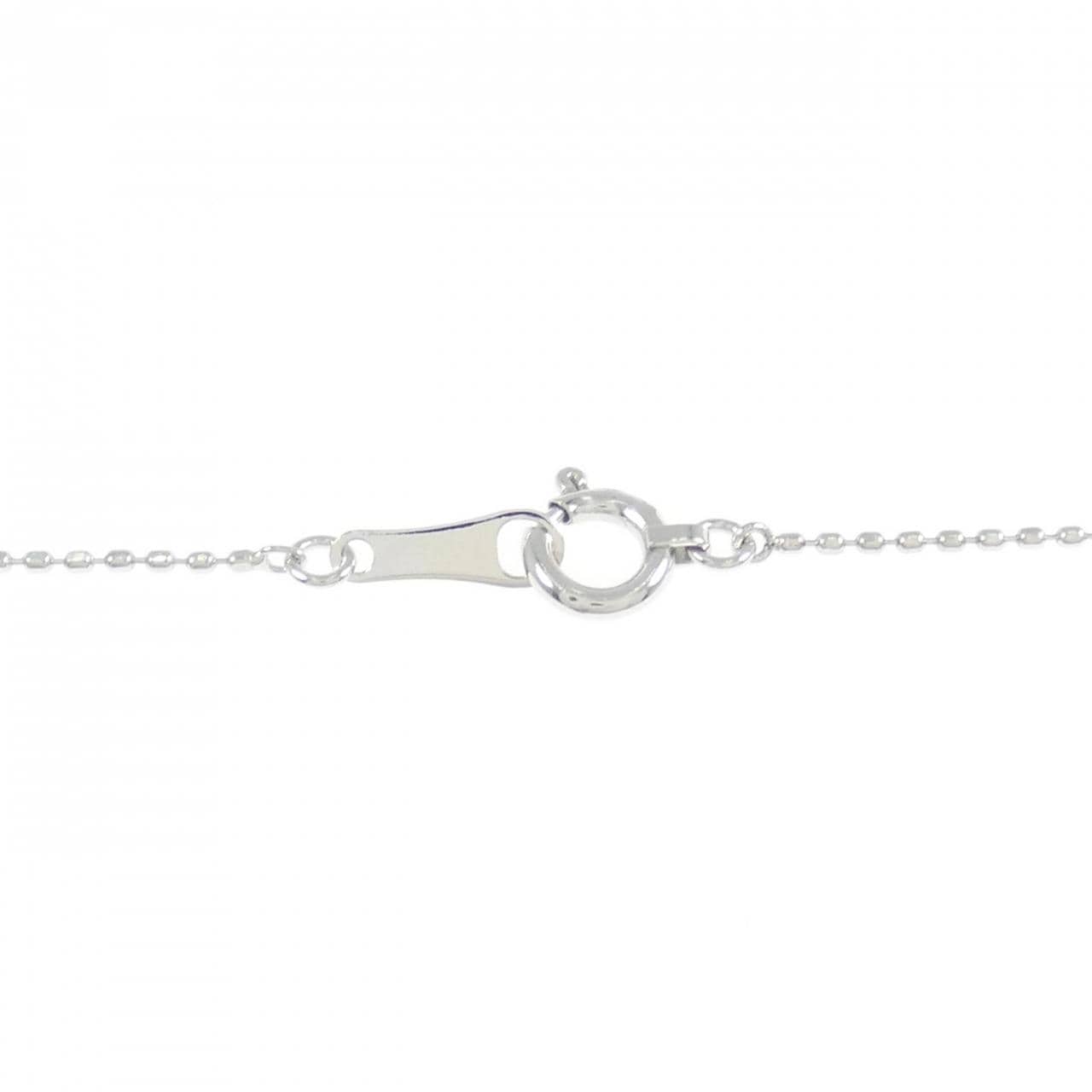 K18WG ハート ダイヤモンド ネックレス 1.00CT