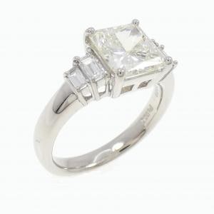 【リメイク】PT ダイヤモンド リング 2.180CT L VS1 ファンシーカット