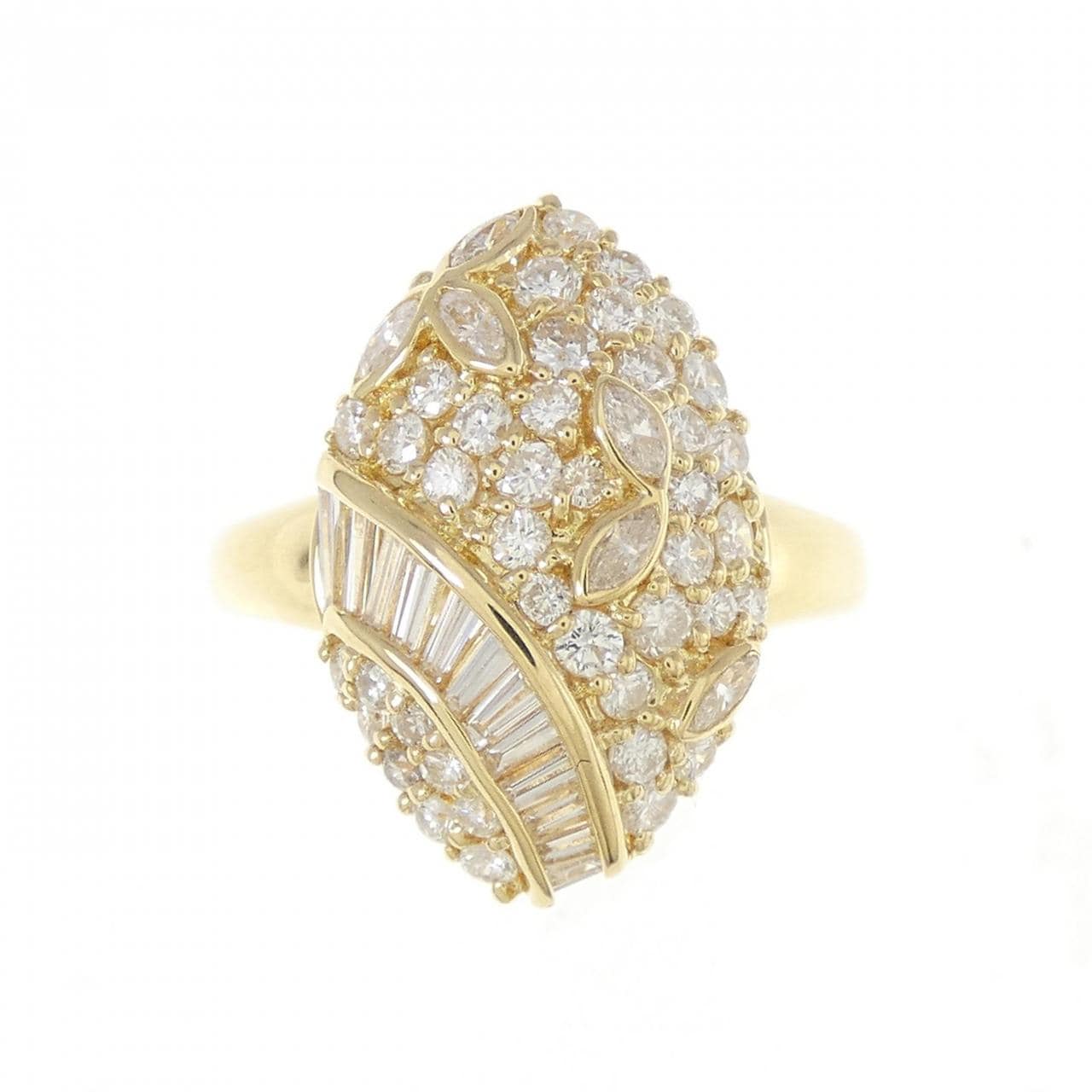 K18YG ダイヤモンド リング 0.97CT
