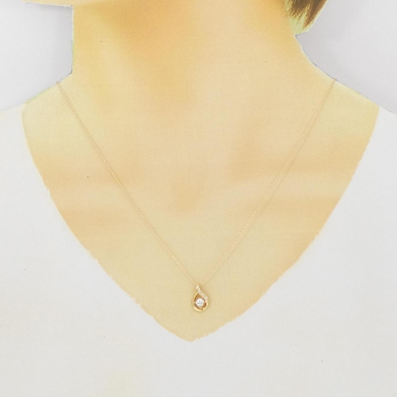 K18YG ダイヤモンド ネックレス 0.183CT