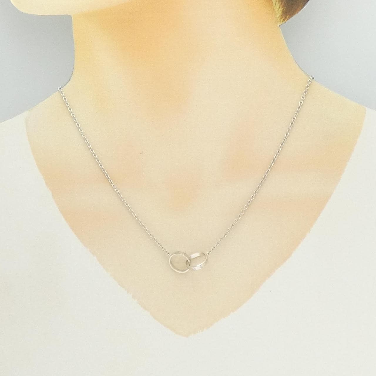 カルティエ ベビーラブ ネックレス