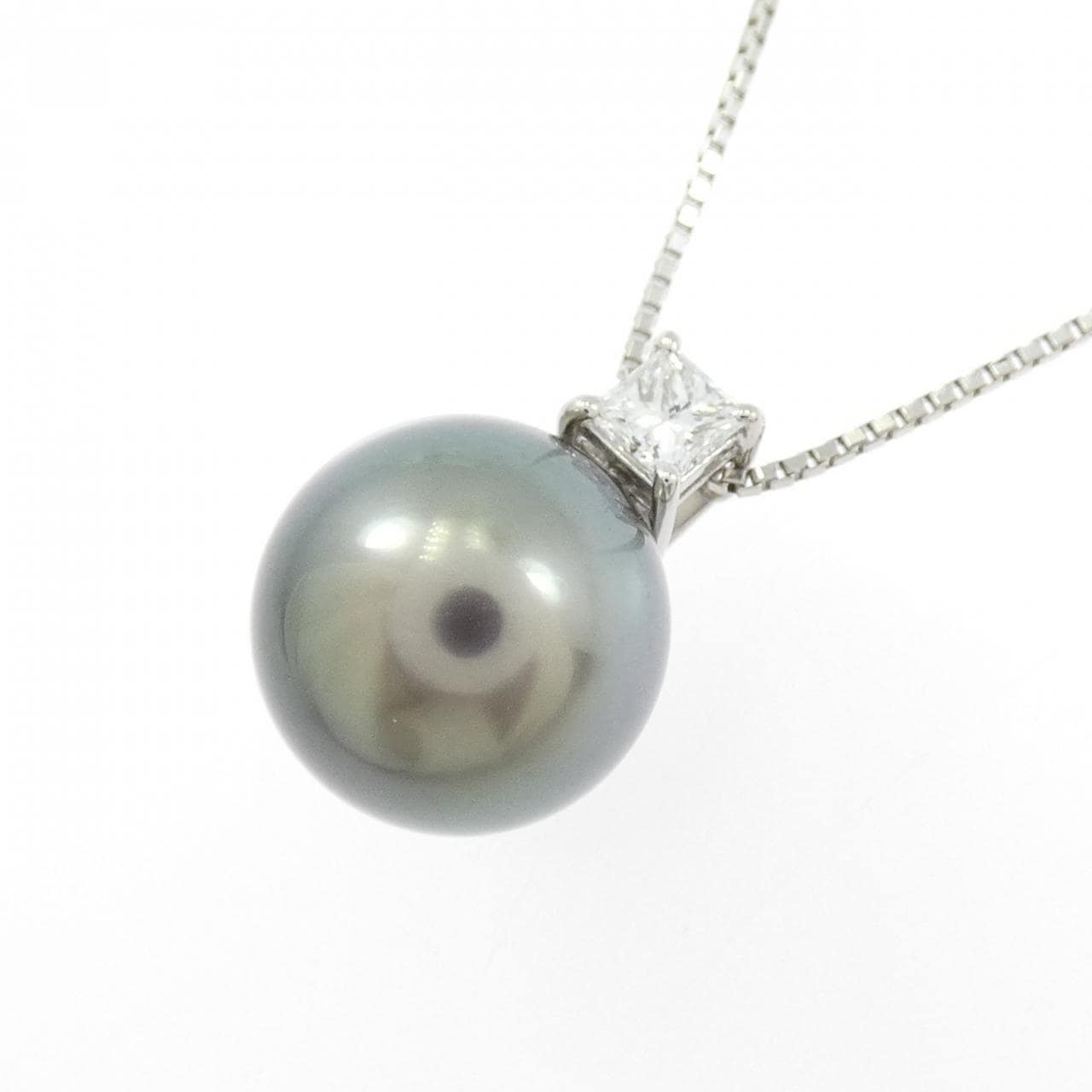 タサキ 黒蝶パール ネックレス 11.5mm