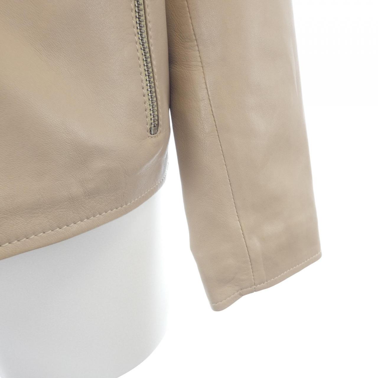 バーニーズニューヨーク BARNEYS NEW YORK レザーライダースジャケット