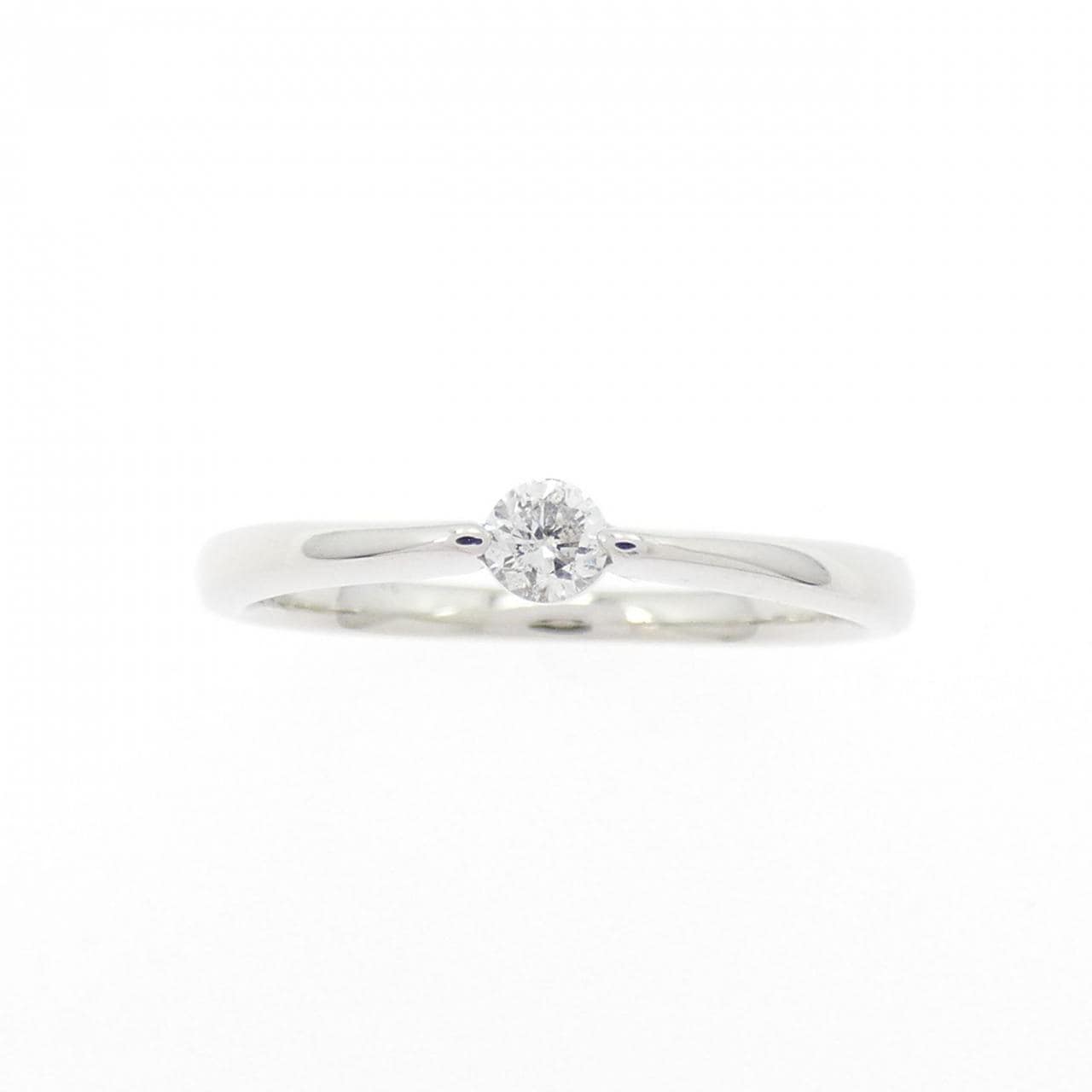 K18WG ダイヤモンド リング 0.10CT