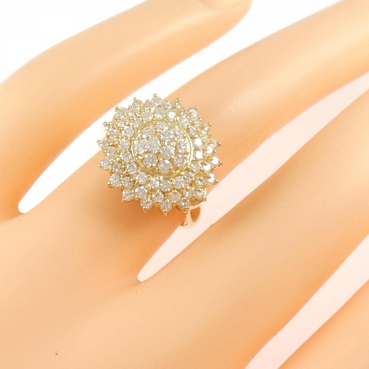 K18YG ダイヤモンド リング 1.01CT