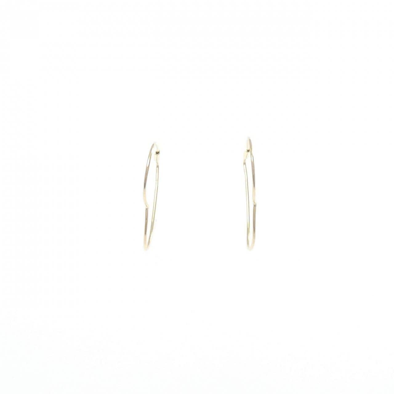 K18YG ハート ピアス